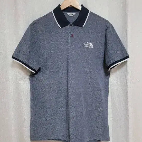 [BUNJANG] The North Face Men's Short Sleeve Polo Shirt (Size 105) / 노스페이스 남성 반팔 카라티