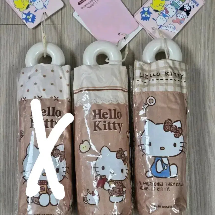 [BUNJANG] Hello Kitty Folding Umbrella Parasol / 헬로키티 우산 접이식 양산 새상품