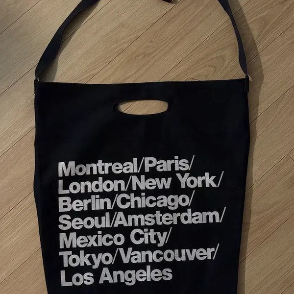 [BUNJANG] American Apparel City Bag Black / 아메리칸어패럴 시티백 블랙