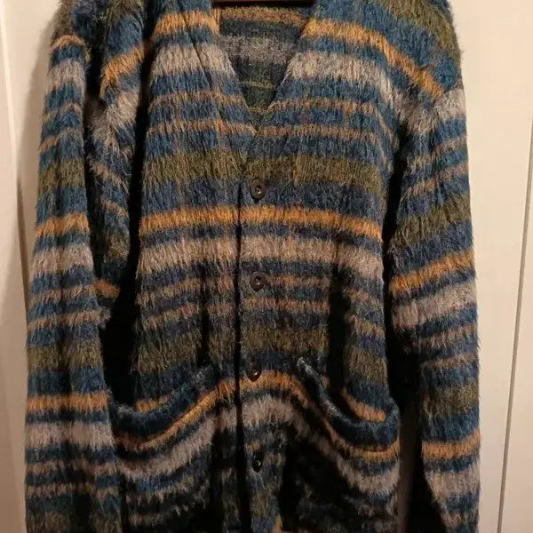 [BUNJANG] Our Legacy Mohair Check Cardigan Size 52 / 아워레가시 모헤어 체크 가디건 52