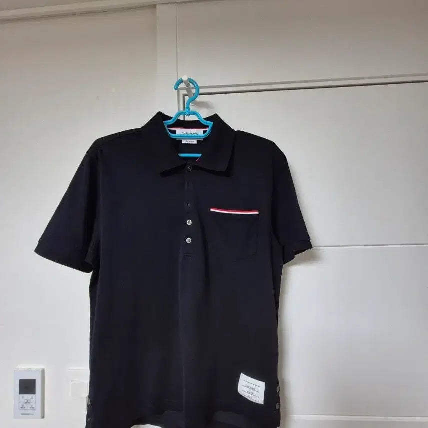 [BUNJANG] Thom Browne Navy Tricolor Tab Pocket Polo Shirt & Lacoste Polo Shirt / 톰브라운 카라티. 라코스테 카라티 판매해요