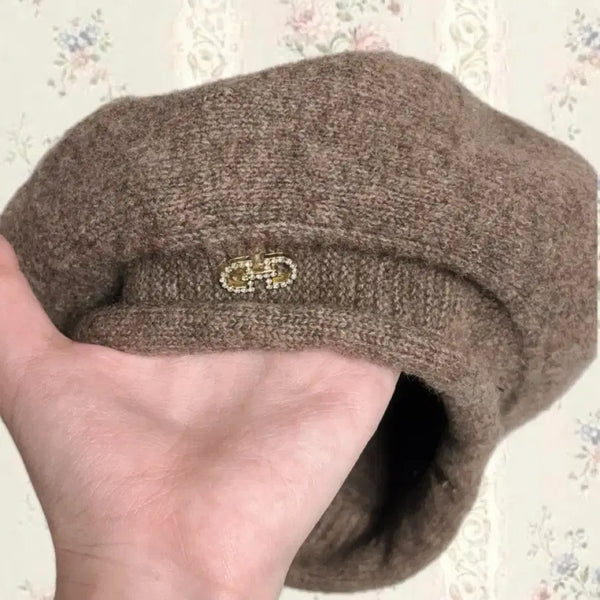[BUNJANG] Crewvintage Mori Girl Nerd Beret / 크루빈티지 모리걸 너드 베레모