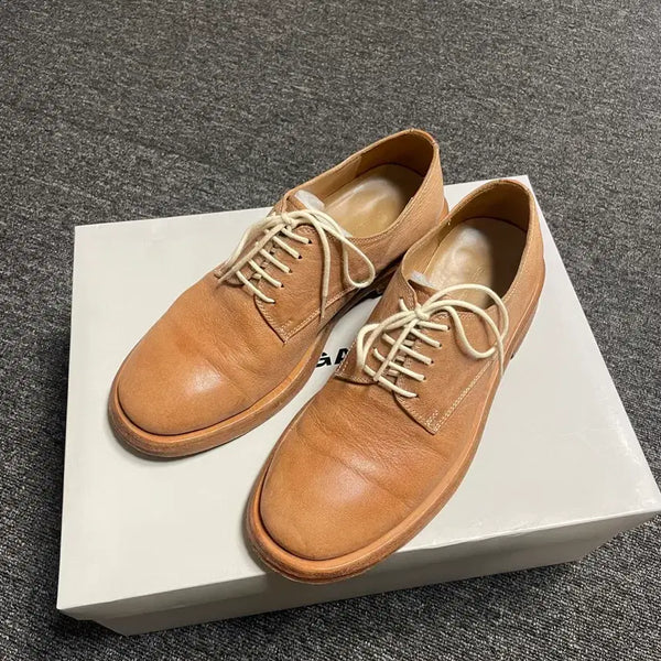 [BUNJANG] Lost Garden Distressed Aging Derby Shoes / 로스트가든 디스트레스드 에이징 더비