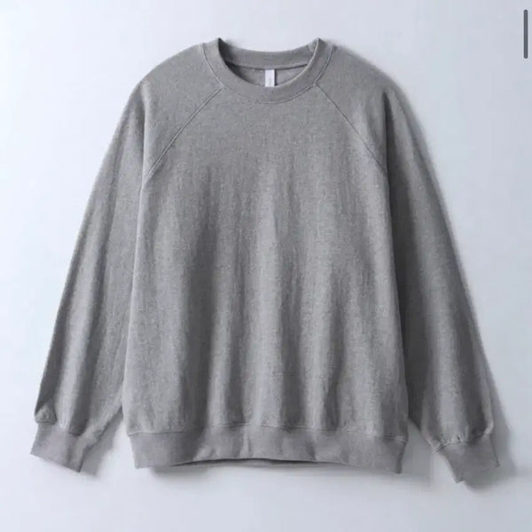 [BUNJANG] Woodby Lightweight Sweatshirt Grey / [1] 우드비 라이트웨이트 스웻셔츠 그레이