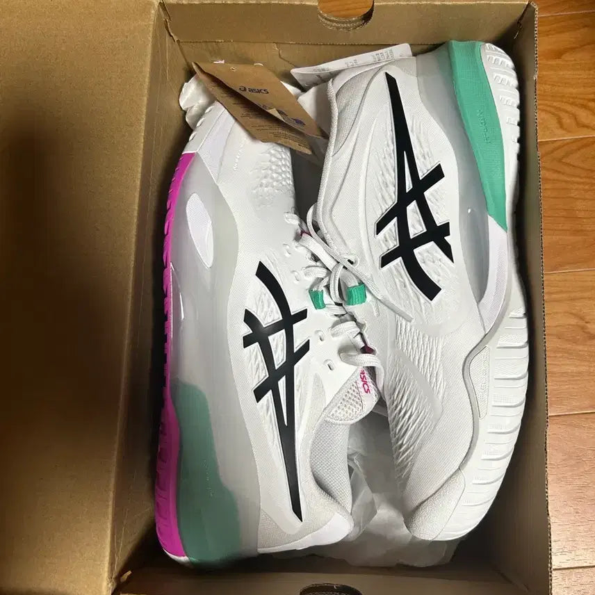 [BUNJANG] GEL RESOLUTION X Wide All Court Shoes (270mm) / 젤 레졸루션 X 와이드 올코트 270 새상품