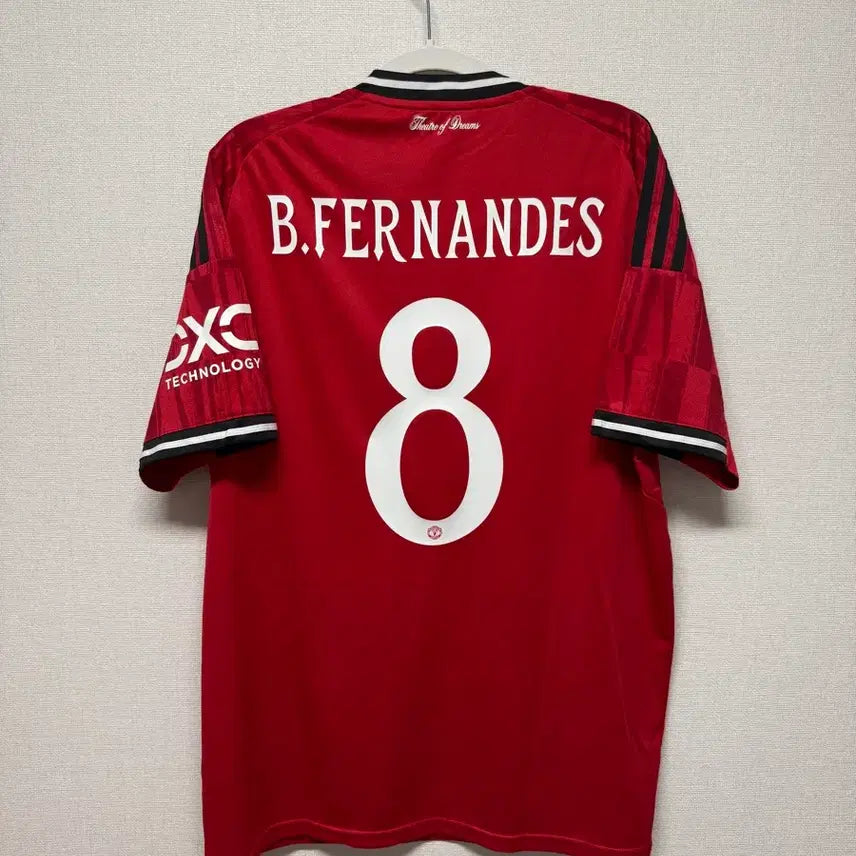 [BUNJANG] Manchester United 25-26 Bruno Fernandes Home Authentic Jersey / (새상품) 25-26 맨유 홈 브루노 페르난데스 브페 컵 정품 유니폼