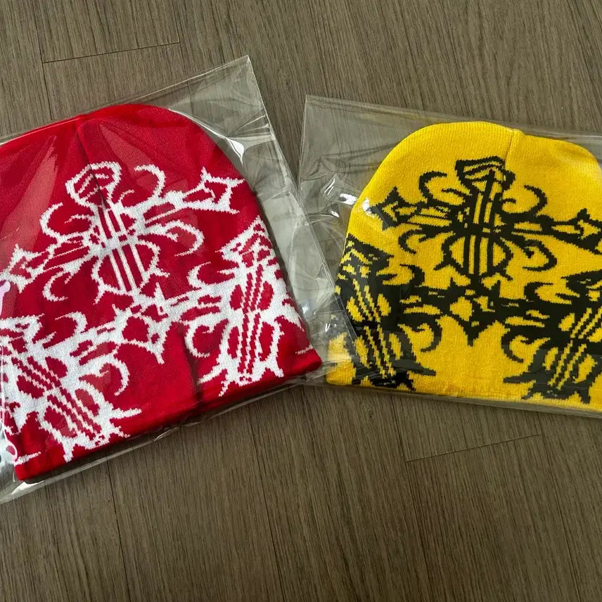 [BUNJANG] Tribal Pattern Beanie / 트라이벌 패턴 비니 (새상품)
