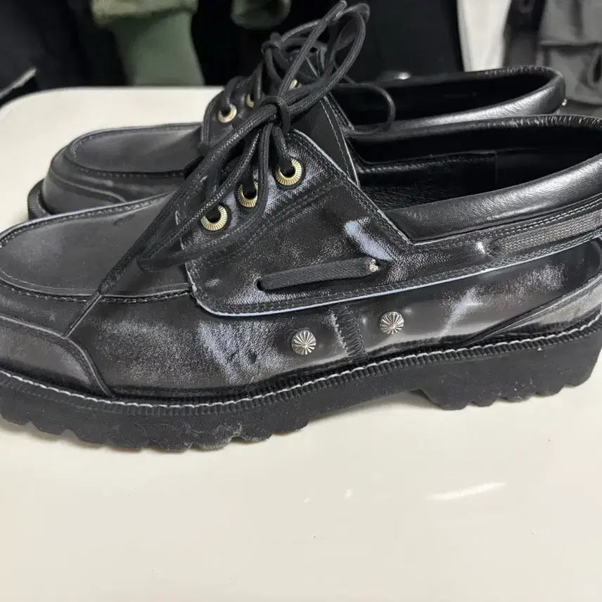[BUNJANG] Otzipsipjaso x Romanticmove Detroit Boat Shoes AD Grey / [옷장집합소 X 로맨틱무브] 디트로이트 보트 슈즈 / AD그레이