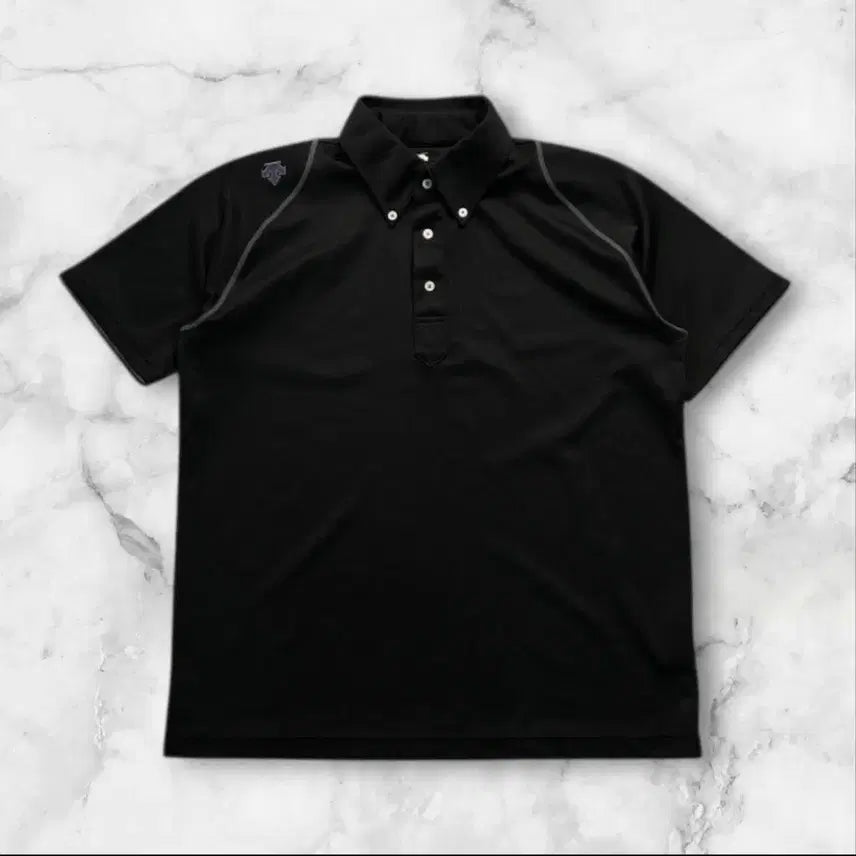 [BUNJANG] Descente Short-Sleeve Polo Shirt Size 105 / 데상트 반팔 카라티 105