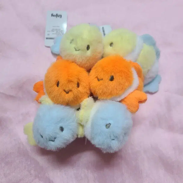 [BUNJANG] Nemo Fish 3-Piece Doll Keychain / 줄줄이 니모 물고기 3마리 인형 키링
