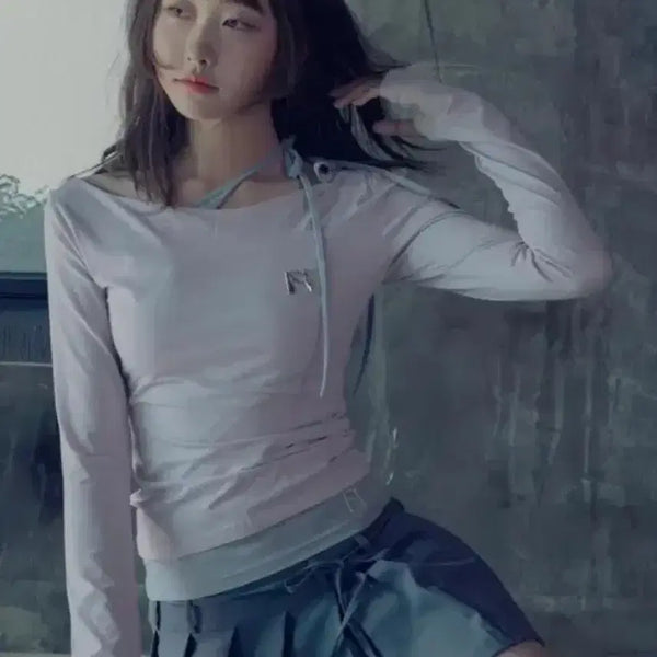 [BUNJANG] Newearlin Boatneck Top Pink / 뉴얼린 보트넥 탑 핑크