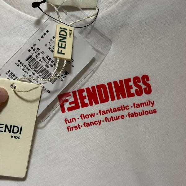 [BUNJANG] Fendi Logo T-Shirt (New) / 펜디 로고 티셔츠 (새상품)