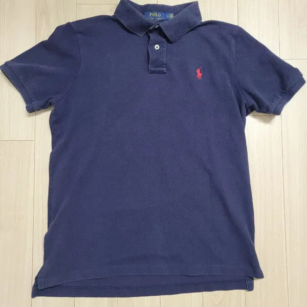 [BUNJANG] Polo Ralph Lauren Navy Short Sleeve Polo Shirt Size M / 폴로 랄프로렌 네이비 반팔 폴로 셔츠