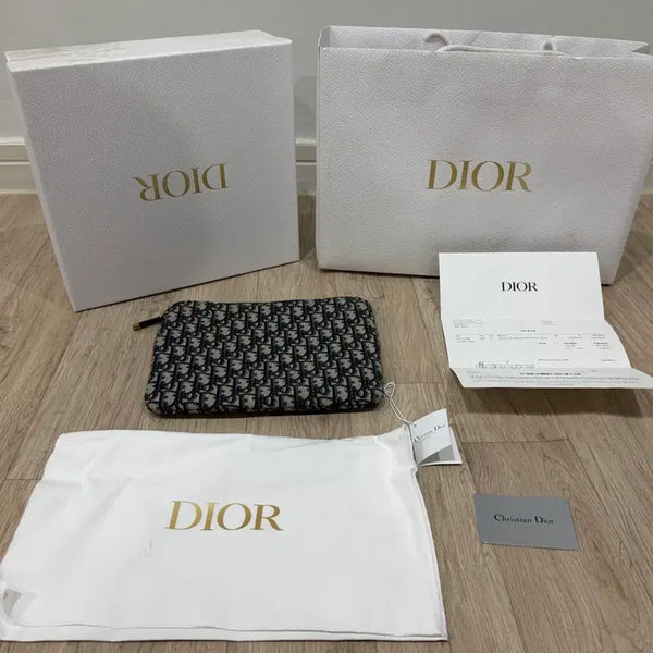 [BUNJANG] Christian Dior Leather Clutch Bag / 크리스찬 디올 클러치백 가방