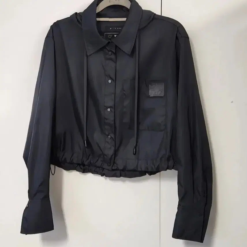 [BUNJANG] Misha Cropped Hooded Shirt / 미샤 크롭 후드 셔츠 가슴둘레 85
