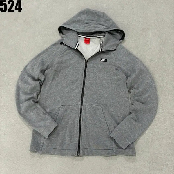 [BUNJANG] Nike Gray Hoodie Zip-up (M) / 나이키 그레이 후드집업 m