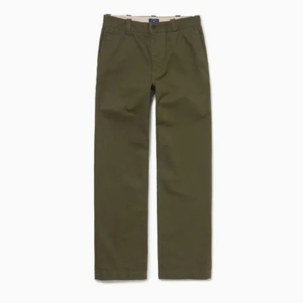[BUNJANG] DEMIL Lot.032 Chino Trousers Olive / 데밀032 치노 트라우저 올리브