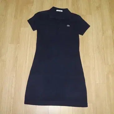 [BUNJANG] Lacoste Navy Short Sleeve Dress / (55)A1411. 라코스테/네이비 반팔원피스
