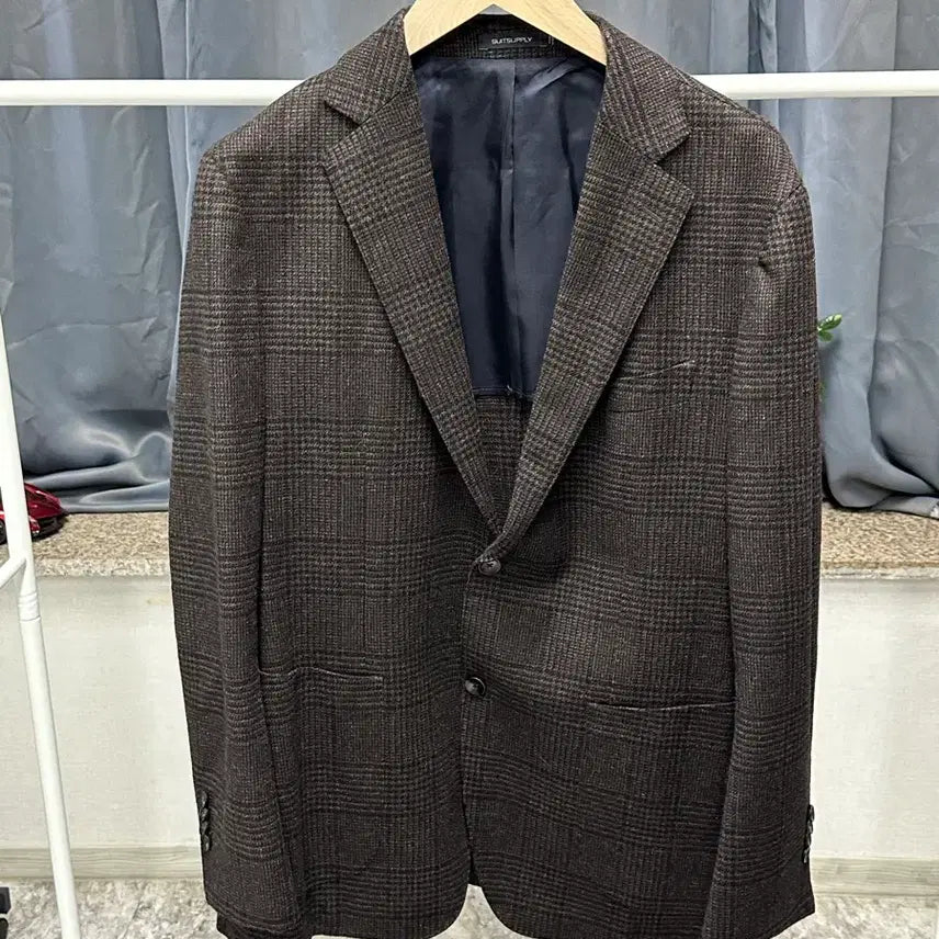 [BUNJANG] Suitsupply Brown Check Blazer Men's Size 100-105 / [ 수트서플라이 ] 정품 / 남성100-105 / 브라운 체크 블레이저