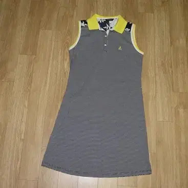 [BUNJANG] Lacoste Mélange Grey Short Sleeve Dress / (55)A1413. 라코스테/멜란지그레이 반팔원피스