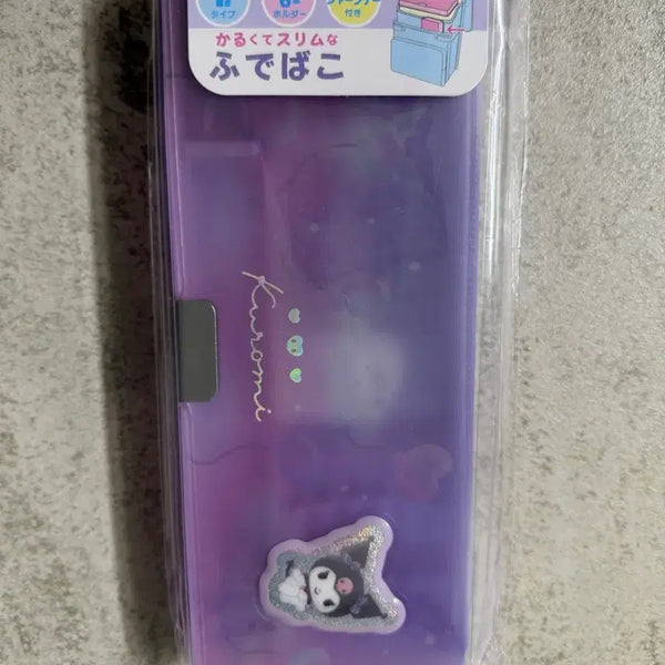 [BUNJANG] Sanrio Original Kuromi Square Magnetic Pencil Case / 산리오 오리지널 쿠로미 사각 자석 필통