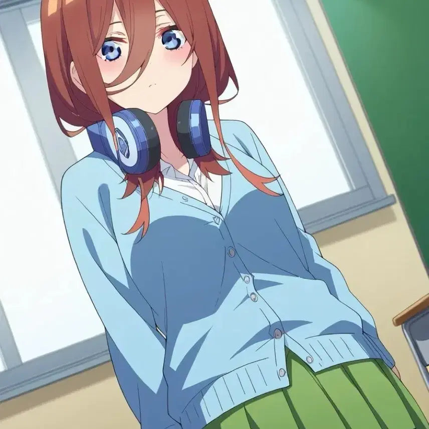 [BUNJANG] The Quintessential Quintuplets Nakano Miku Cosplay Set M / 5등분의 신부- 나카노 미쿠 코스프레 세트 M