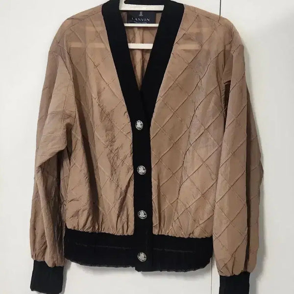 [BUNJANG] Lanvin Collection Quilted Cardigan Size 82 / 랑방컬렉션 퀼팅 가디건 82