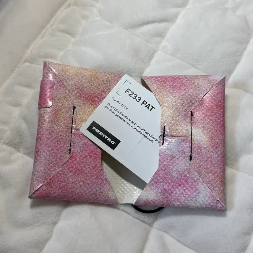 [BUNJANG] Freitag F41 Hawaii Five-O Cardholder Pink / 프라이탁 팻 카드지갑 핑크