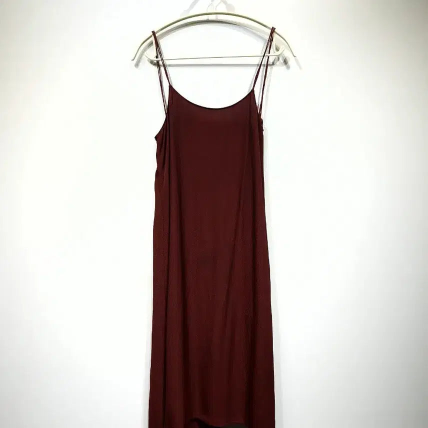 [BUNJANG] HELMUT LANG Midi Silk Dress Burgundy / 헬무트랭(HELMUT LANG)랩 미디 실크 원피스 버건디