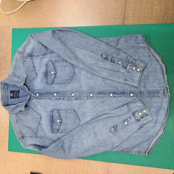 [BUNJANG] GAP Denim Long-Sleeve Shirt / GAP 갭 데님 셔츠 남방 긴팔