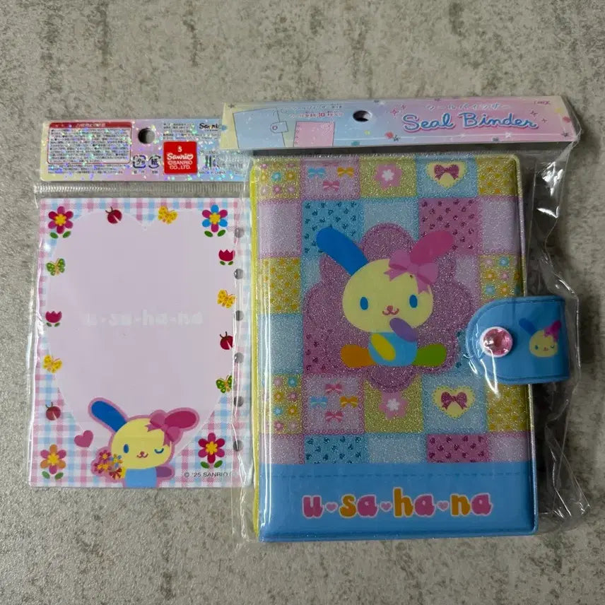 [BUNJANG] Sanrio Usahana Seal Binder Refill Set / 산리오 우사하나 씰 바인더 속지세트