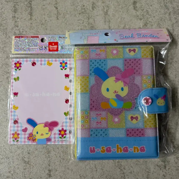 [BUNJANG] Sanrio Usahana Seal Binder Refill Set / 산리오 우사하나 씰 바인더 속지세트