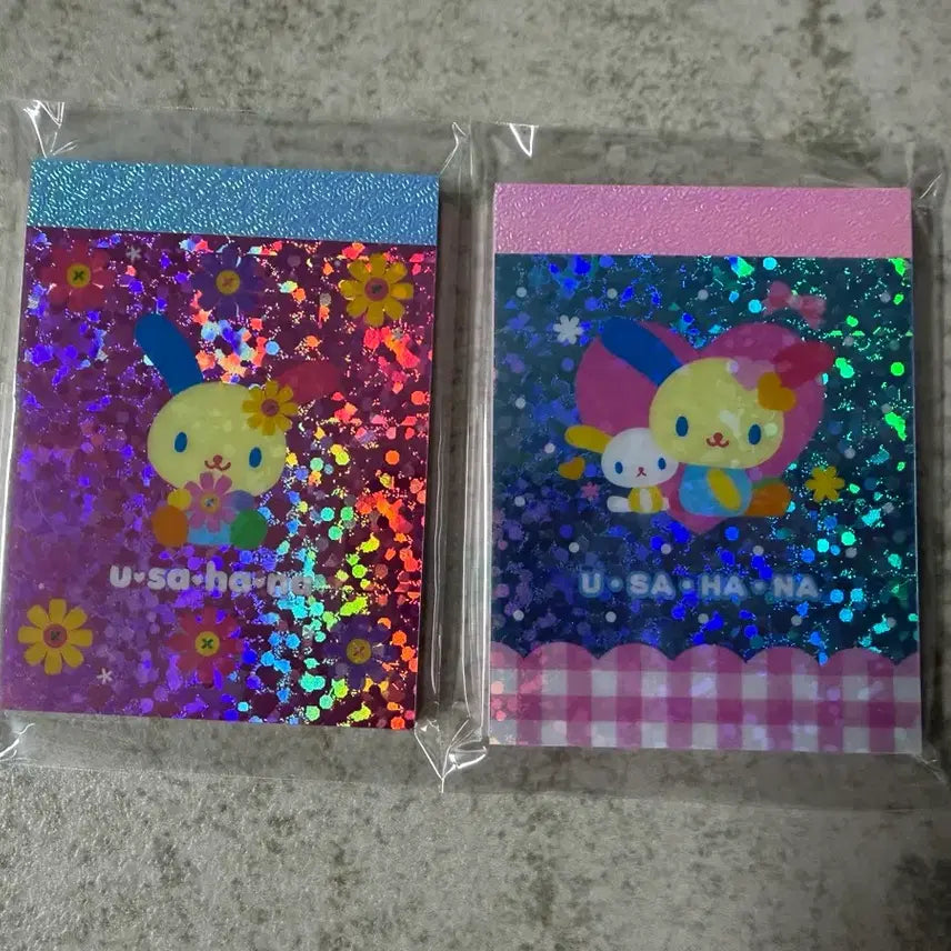 [BUNJANG] Sanrio Usahana Memo Pad Set (2 Count) / 산리오 우사하나 떡메모지 2개세트