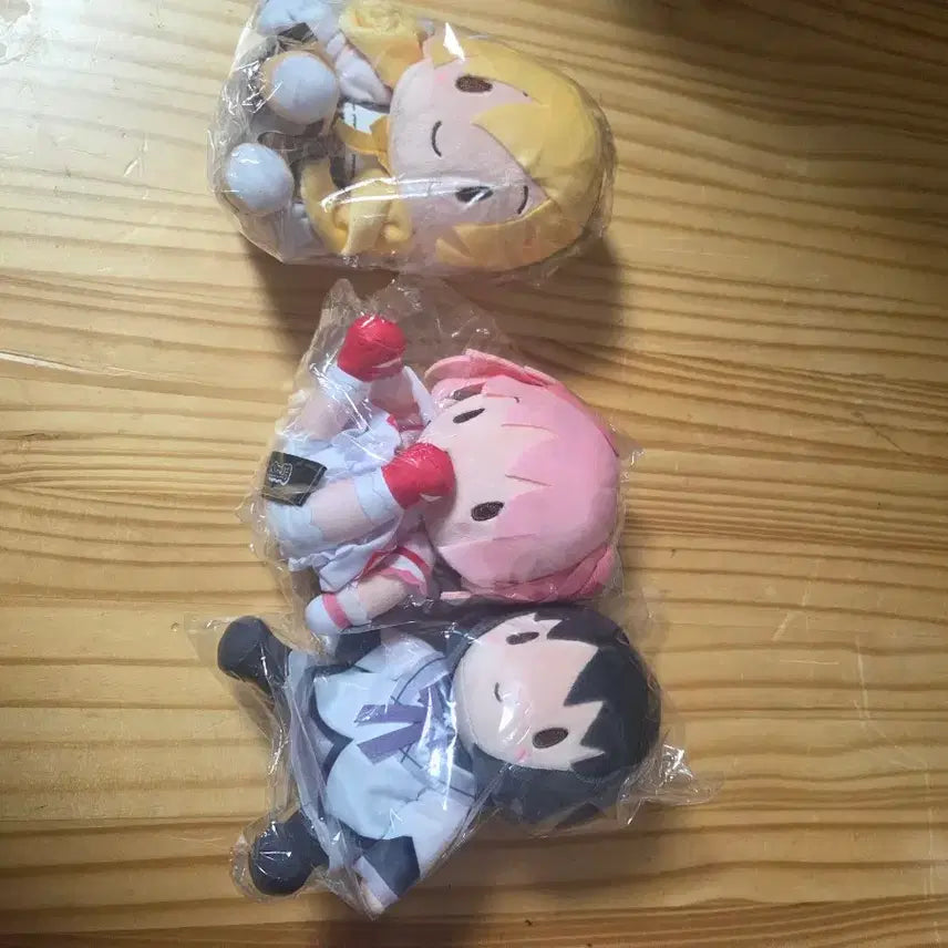 [BUNJANG] Madoka Magica Kaname Madoka, Akemi Homura, Tomoe Mami Fuwafuchi Plush Doll Set / 마마마 카나메 마도카 아케미 호무라 토모에 마미 후와푸치 누이 인형