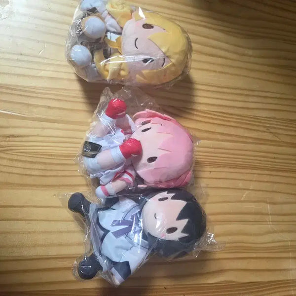 [BUNJANG] Madoka Magica Kaname Madoka, Akemi Homura, Tomoe Mami Fuwafuchi Plush Doll Set / 마마마 카나메 마도카 아케미 호무라 토모에 마미 후와푸치 누이 인형