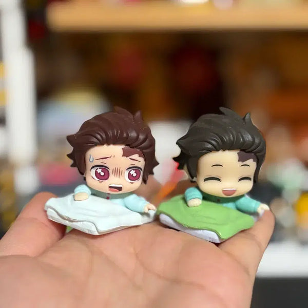 [BUNJANG] Demon Slayer: Kimetsu no Yaiba Onemutan Vol. 6 Tanjiro Figure Set (Sepia & Earth Versions) / 귀멸의 칼날 나비저택 오네무탄 6탄 탄지로 피규어