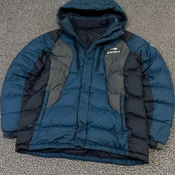 [BUNJANG] Eider 700 Fill Power Duck Down Padded Jacket - Blue, Size 100 / 아이더 700필 오리털 패딩100