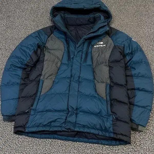 [BUNJANG] Eider 700 Fill Power Duck Down Padded Jacket - Blue, Size 100 / 아이더 700필 오리털 패딩100