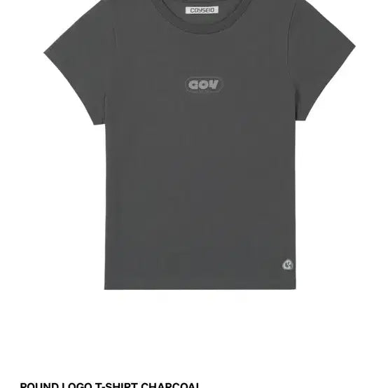 [BUNJANG] KOSEIO Round Logo Short-Sleeved T-Shirt / 코이세이오 라운드 로고 반팔 티셔츠