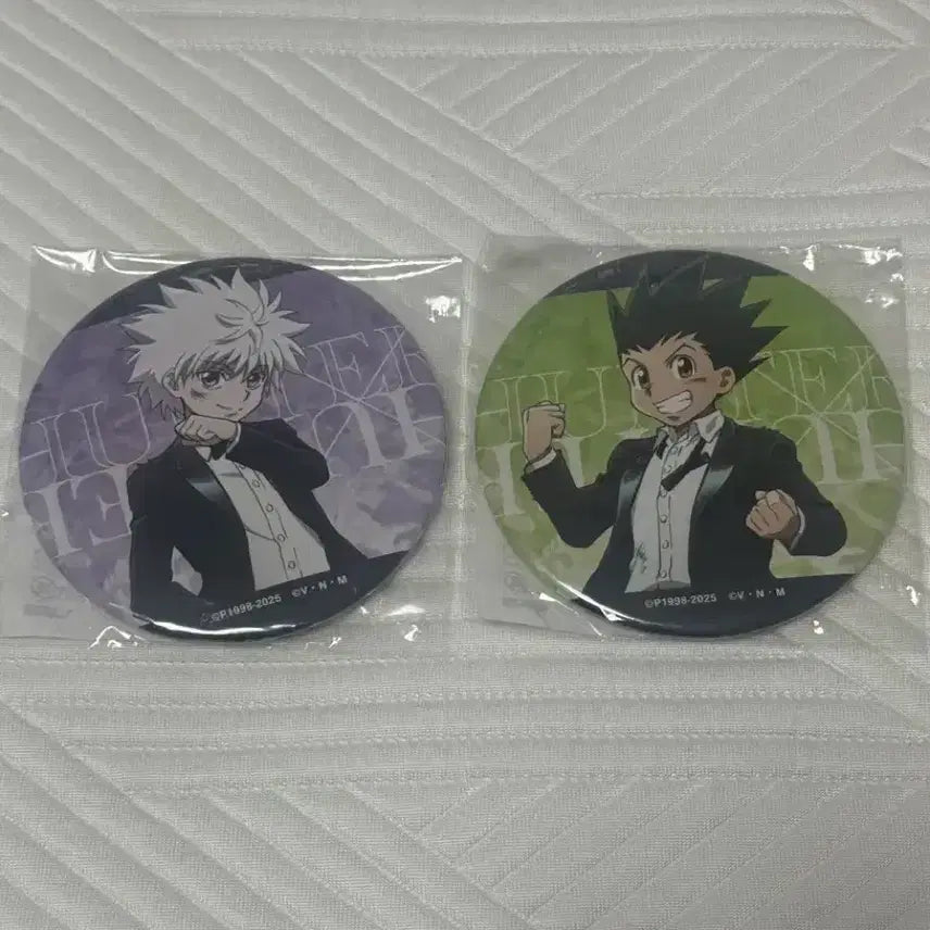 [BUNJANG] Hunter x Hunter Gon Killua Suit Badge Set / 헌터헌터 곤 키르아 정장 뱃지
