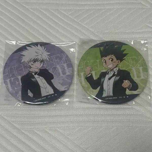 [BUNJANG] Hunter x Hunter Gon Killua Suit Badge Set / 헌터헌터 곤 키르아 정장 뱃지