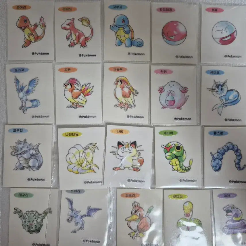 [BUNJANG] Pokemon 30th Anniversary Stickers / 포켓몬 30주년 띠부씰