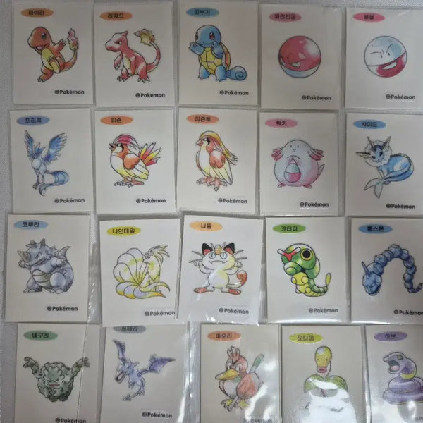 [BUNJANG] Pokemon 30th Anniversary Stickers / 포켓몬 30주년 띠부씰