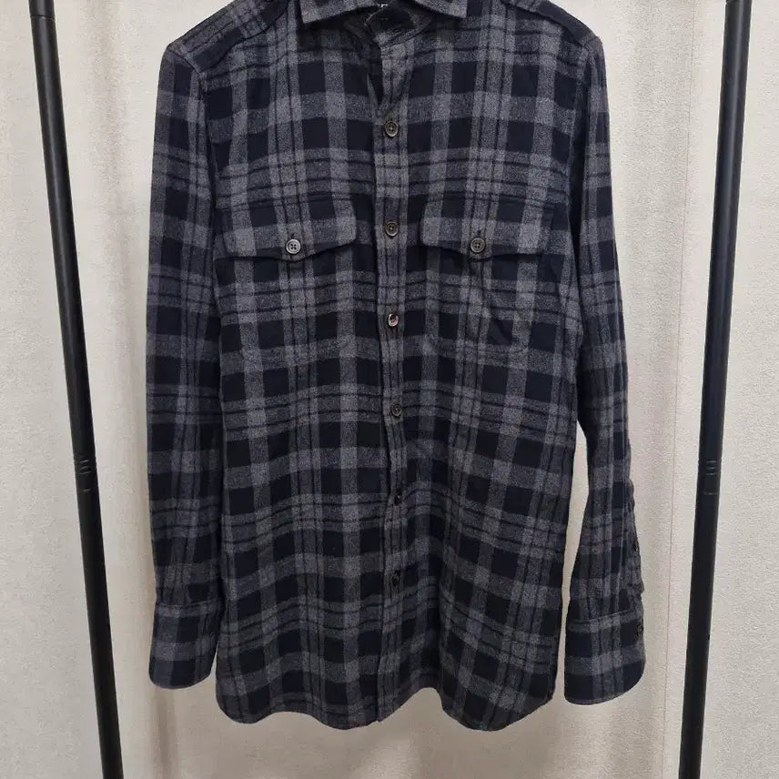 [BUNJANG] Tom Ford FW21 Western Plaid Button Shirt / [38] 톰포드 FW21 웨스턴 플레이드 버튼 셔츠