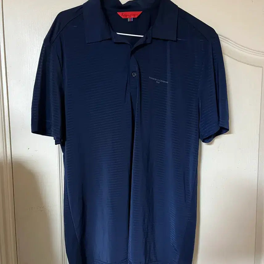 [BUNJANG] Roberta di Camerino Navy Short Sleeve Polo Shirt / 로베르타 디 카메리노 네이비 반팔 폴로티