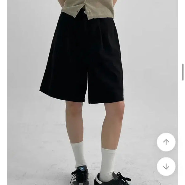 [BUNJANG] Blackup Linen-Like Half Pants (Size S) / 블랙업 린넨라이크 하프팬츠(s)