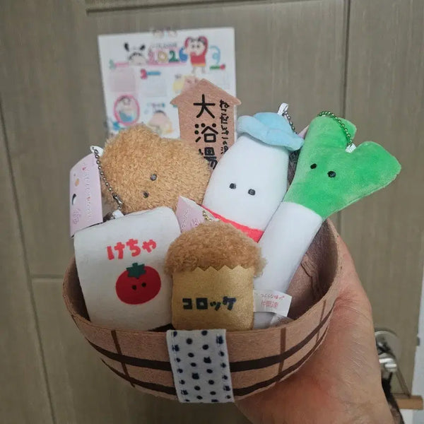 [BUNJANG] Japanese Food Miniature Charm Keychain / 일본 음식 인형 키링