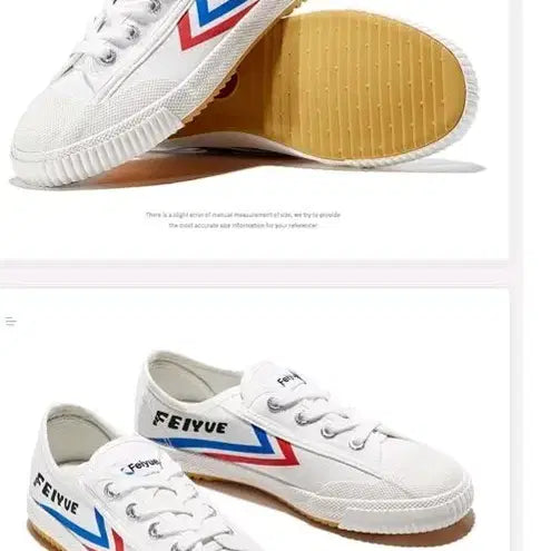 [BUNJANG] FEIYUE White Sneakers / 새상품 FEIYUE 화이트 스니커즈 운동화