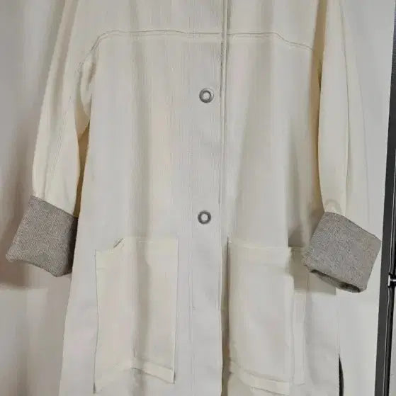 [BUNJANG] System Ivory Linen Jacket / 시스템 아이보리 린넨자켓