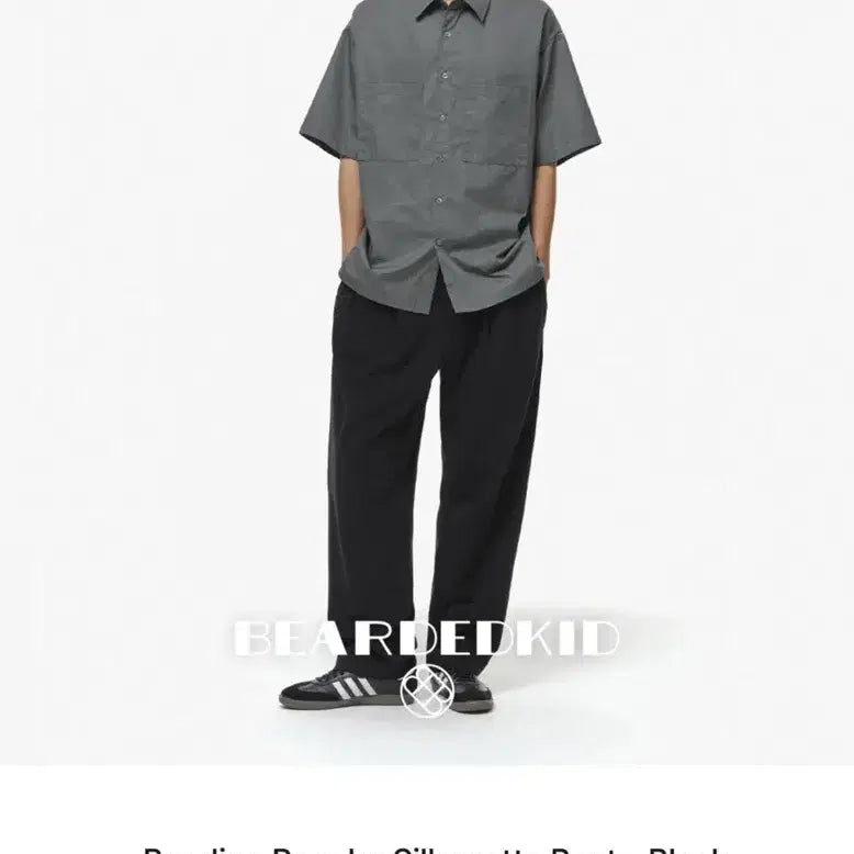 [BUNJANG] Bearded Kid Regular Silhouette Pants Black L / 비얼디드키드 밴딩 레귤러 실루엣 팬츠 블랙 L